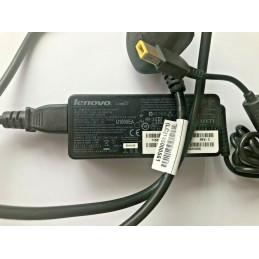 Genuine Lenovo 65W AC Adapter Slim Tip Power Supply 20V 3.25A and UK Mains Cable ADLX65NCC3A for ThinkPad & ThinkCentre