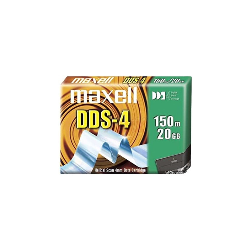 Maxell DDS4/DDS-4 DAT Data Tape/Cartridge 20/40GB HS-4/150S 4mm NEW SEALED