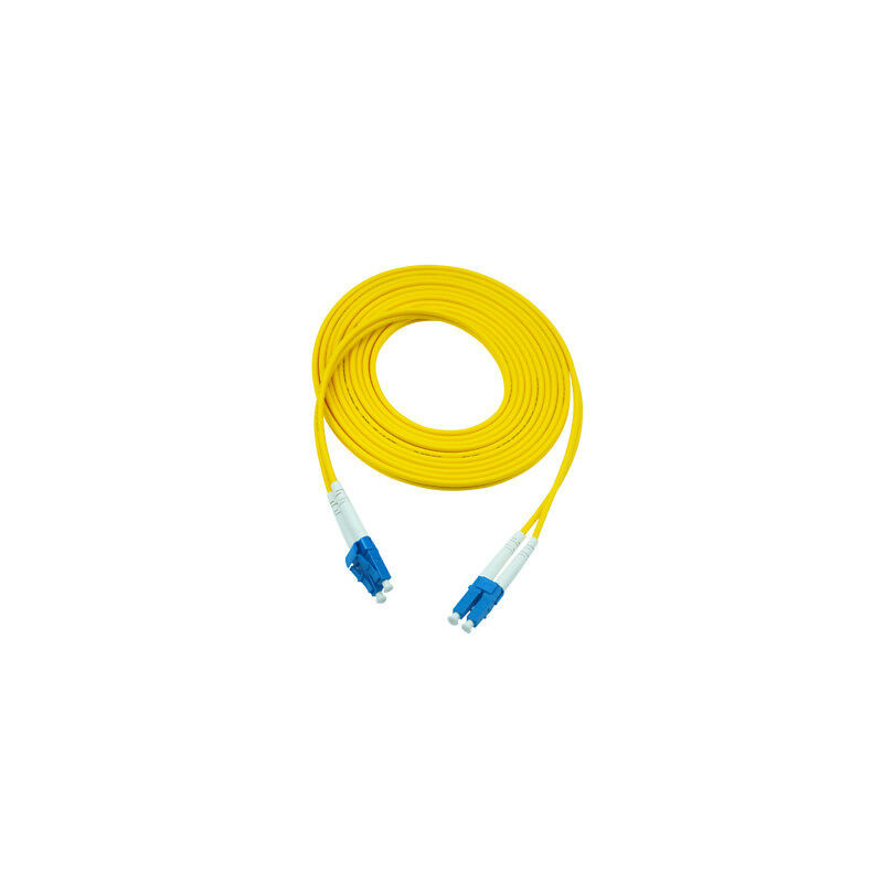 1M LC-LC Duplex 9/125 Singlemode Fibre Optic Patch Cable Cord Jumper Yellow New FLCLC9YEL1