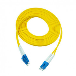 1M LC-LC Duplex LSZH Cable OS2/OS1 9/125 Fibre Channel Patch Lead LCLC09DYE1