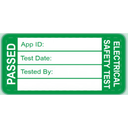 325 PAT Test Labels - PASSED - Portable Appliance Test - 38.1mm x 21.2mm